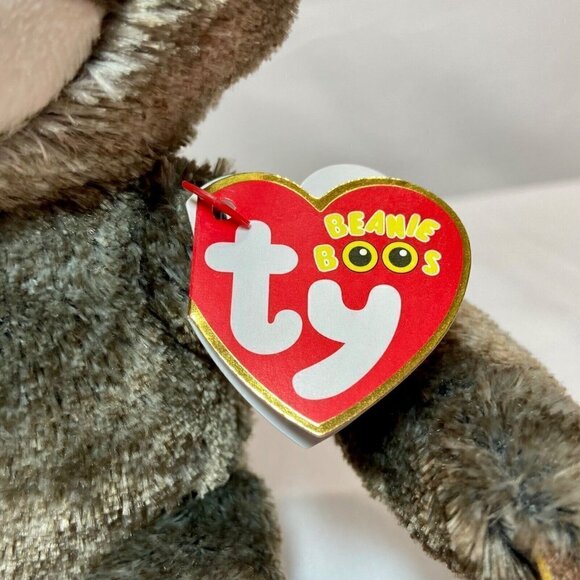 Ty Silk Beanie Boos Dangler Sloth 6" Plush Stuffed Animal Toy Sparkle Feet 2019 - Picture 9 of 16